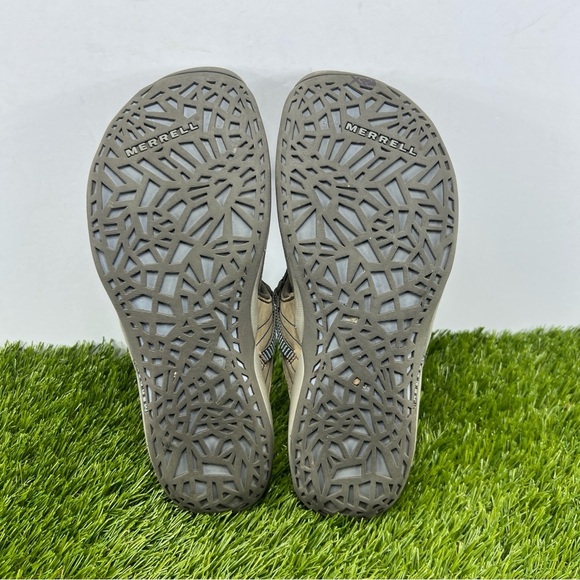 Merrell Pansy Flip Flops/Sandals Women's Size 9 Leather Flat Comfort - Picture 8 of 8